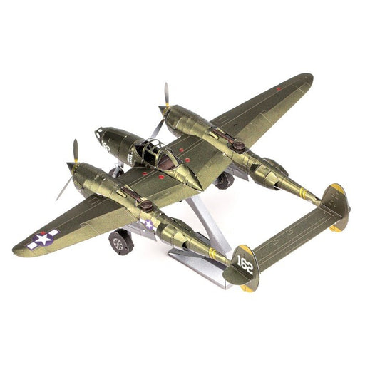 Metal Earth ICX143 ICONX P-38 Lightning - Hobby City NZ (7502124417261)