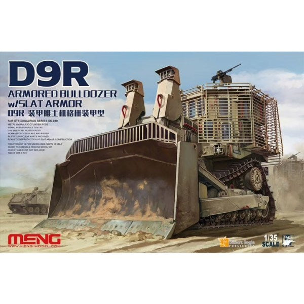 Meng SS-010 1/35 D9R Armoured Bulldozer w/ Slat Armour (8956955394285)