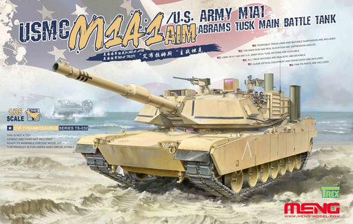 Meng TS-032 1/35 Abrams M1A1 AIM / M1A1 TUSK USMC/US Army Main Battle Tank - Hobby City NZ