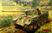 Meng TS-035 1/35 German Medium Tank Sd.Kfz.171 Panther Ausf.A Late - Hobby City NZ