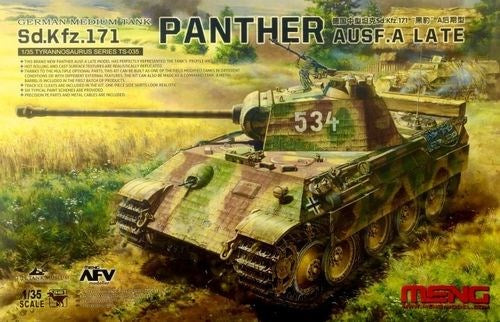 Meng TS-035 1/35 German Medium Tank Sd.Kfz.171 Panther Ausf.A Late - Hobby City NZ
