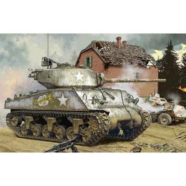 Meng TS-043 1/35 U.S. Medium Tank M4A3 (76)W Sherman - Hobby City NZ