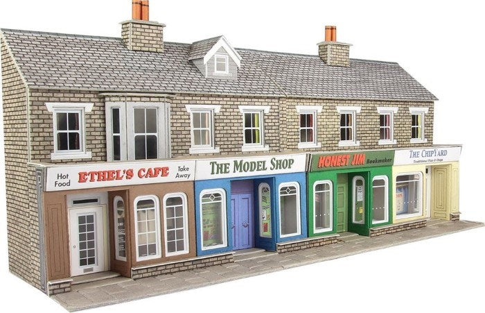 Metcalfe PO307 [OO] Low Relief Stone Shop (8718364934381)