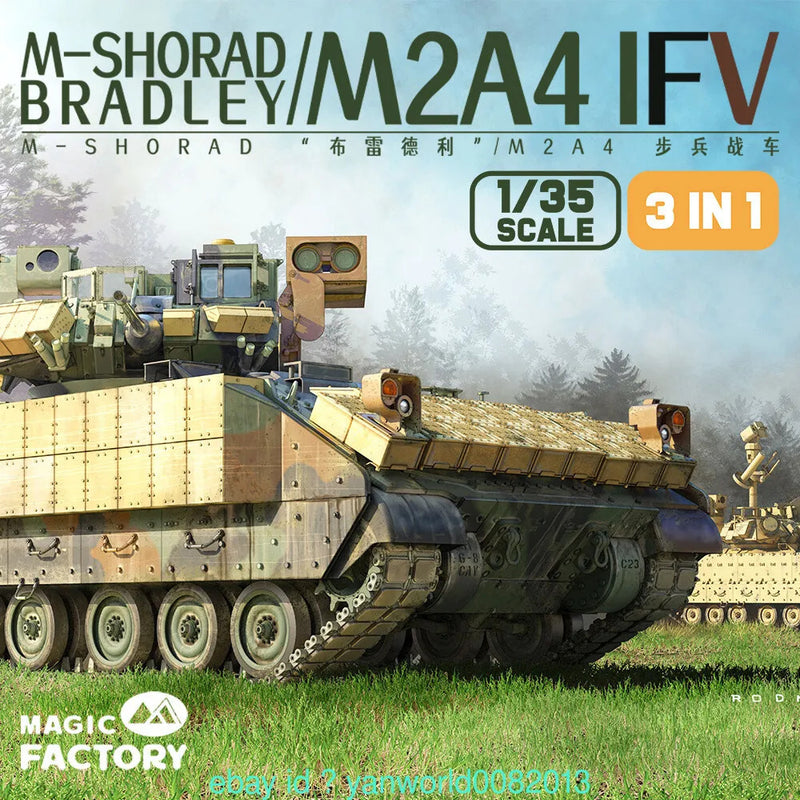 Magic Factory 2004 1/35 M-Shorad M2A4 Bradley - Hobby City NZ (8967469236461)