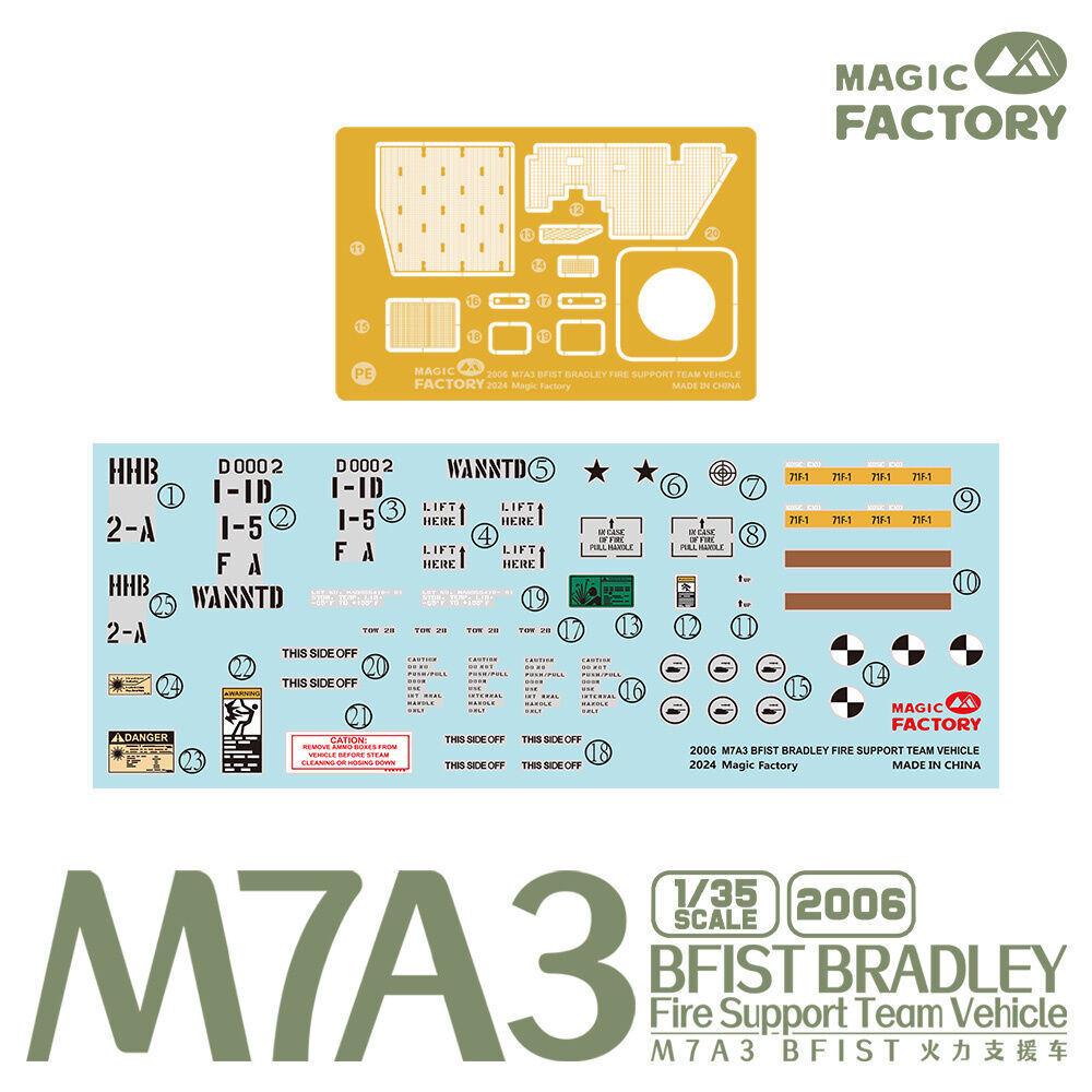 Magic Factory 2006 1/35 M7A3 BFIST Fire Support Vehicle (9120467583213)