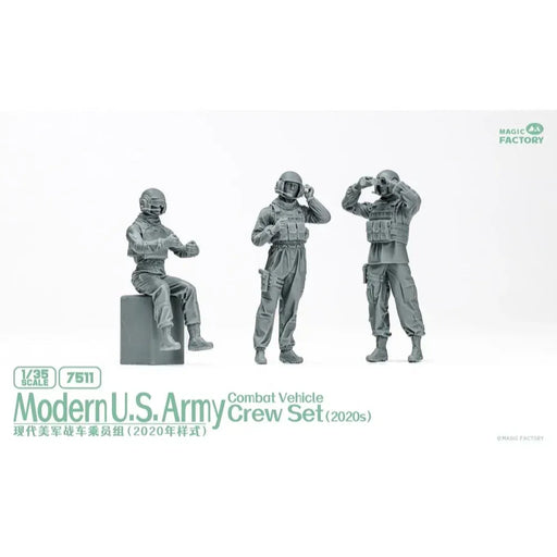 Magic Factory 7511 1/35 Modern U.S. Army Combat Vehicle Crew Set (2020s) - Hobby City NZ (8967469793517)