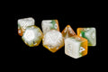 MDG 16mm Resin Polyhedral Dice Set Kiwi - MDG665