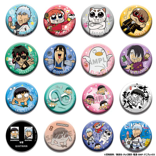 Megahouse MH844836L Gintama X Okawabukubu Gintama Oshanti Metal Badge Collection - Hobby City NZ