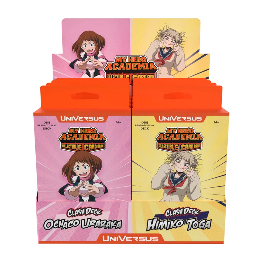 Universus MHA CCG: Jet Burn Clash Deck Display