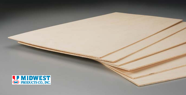 Midwest Micro-Lite Plywood 1/4 x 6 x 12" (6.35 x 152.4 x