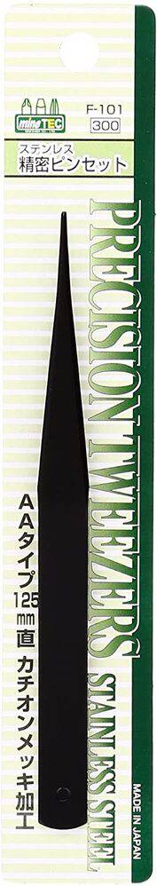 Mineshima MIF101 Cation Coating AA Tweezers Set 125mm