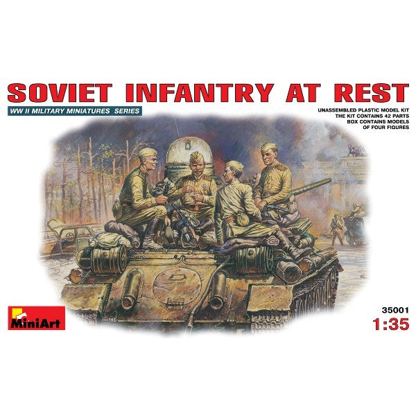 MiniArt 35001 1/35 Soviet Infantry at Rest (1943-45) (7757024854253)