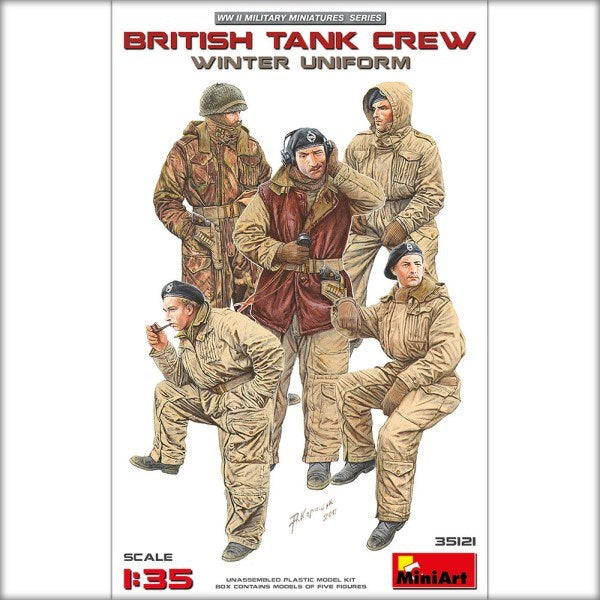 MiniArt 35121 1/35 BRITISH TANK CREW - WINTER - Hobby City NZ (7760733503725)