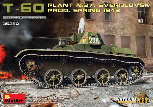 MiniArt 35260 1/35 T-60 SPRING 1942 W/INT KIT (8278317596909)