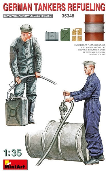 MiniArt 35348 1/35 GERMAN TANKERS REFUELING (8278319333613)