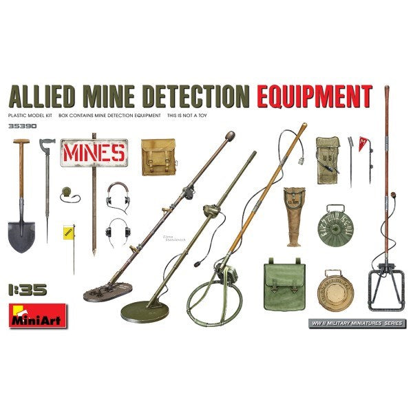 MiniArt 35390 1/35 Allied Mine Detection Equipment - Hobby City NZ (7759538946285)