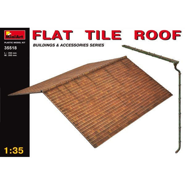 MiniArt 35518 1/35 Flat Tile Roof - Hobby City NZ (7759539536109)
