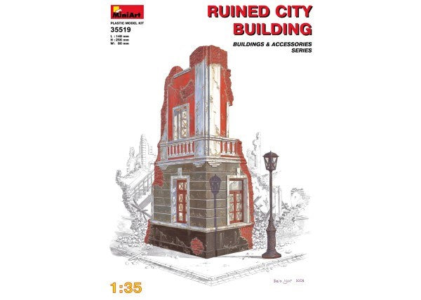 MiniArt 35519 1/35 RUINED CITY BUILDING (8137524674797)
