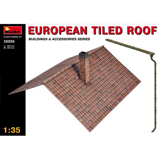 MiniArt 35555 1/35 European Tiled Roof - Hobby City NZ (7759541108973)