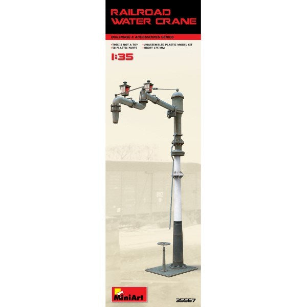 MiniArt 35567 1/35 Railroad Water Crane - Hobby City NZ (7759541371117)
