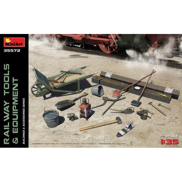 MiniArt 35572 1/35 Railway Tools and Equipment - Hobby City NZ (7759541469421)