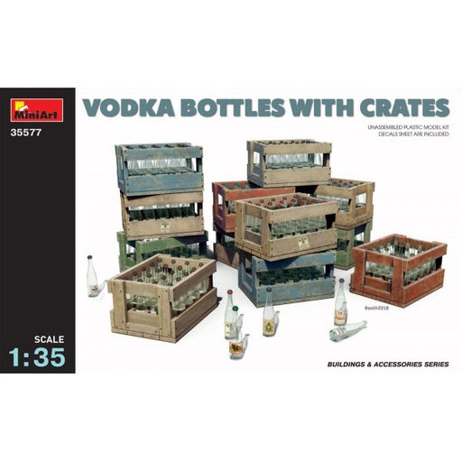 MiniArt 35577 1/35 Vodka Bottles and Wooden Crates - Hobby City NZ (7759541928173)