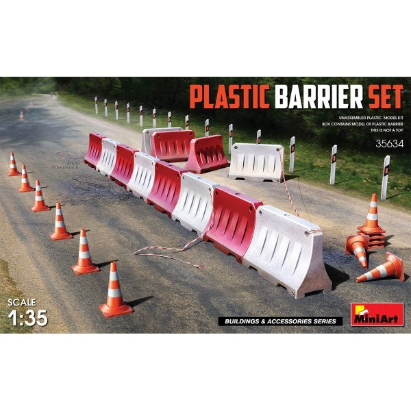 MiniArt 35634 1/35 PLASTIC BARRIER SET (7759543927021)