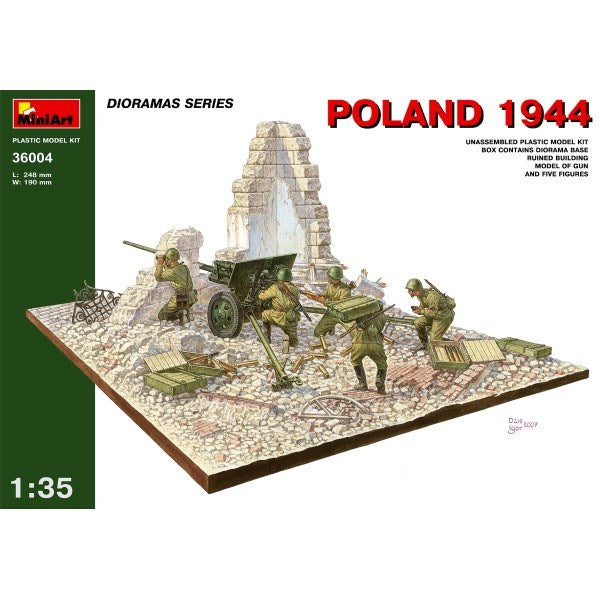 36004 MiniArt 36004 1/35 POLAND 1944 SOVIET ARTILLERY – Hobby City NZ