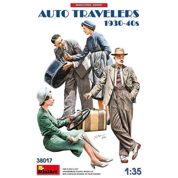 MiniArt 38017 1/35 AUTO TRAVELLERS 1930/40's - Hobby City NZ (7759545204973)
