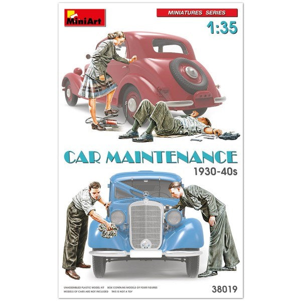MiniArt 38019 1/35 CAR MAINTENANCE 1930/40's - Hobby City NZ (7759545270509)