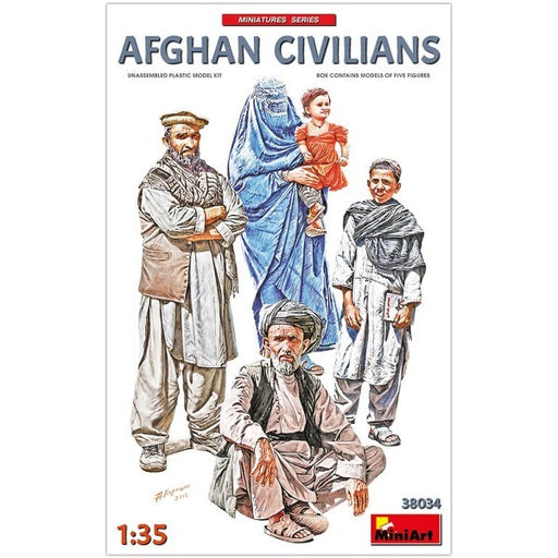MiniArt 38034 1/35 AFGHAN CIVILIANS - Hobby City NZ (7759545565421)