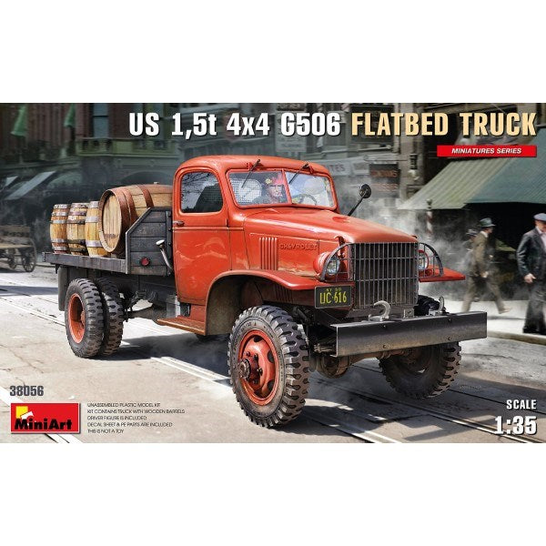 MiniArt 38056 1/35 U.S. 1.5t 4X4 FLATBED TRUCK (7759545925869)
