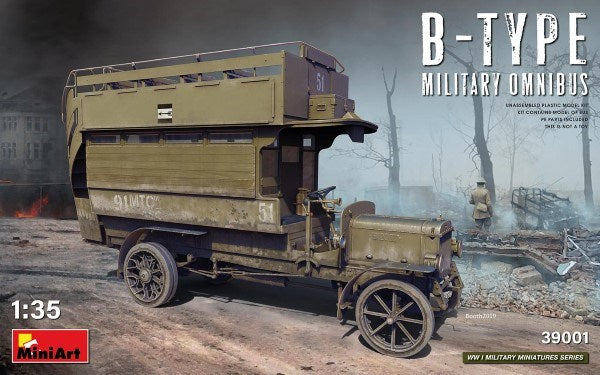 MiniArt 39001 1/35 B-TYPE MILITARY OMNIBUS (7546286899437)