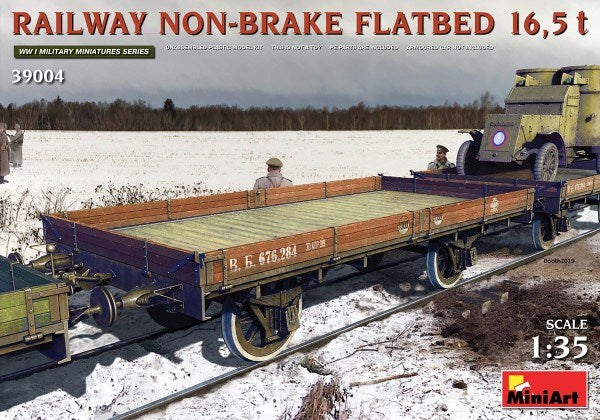 xMiniArt 39004 1/35 RAILWAY NON-BRAKE FLATBED