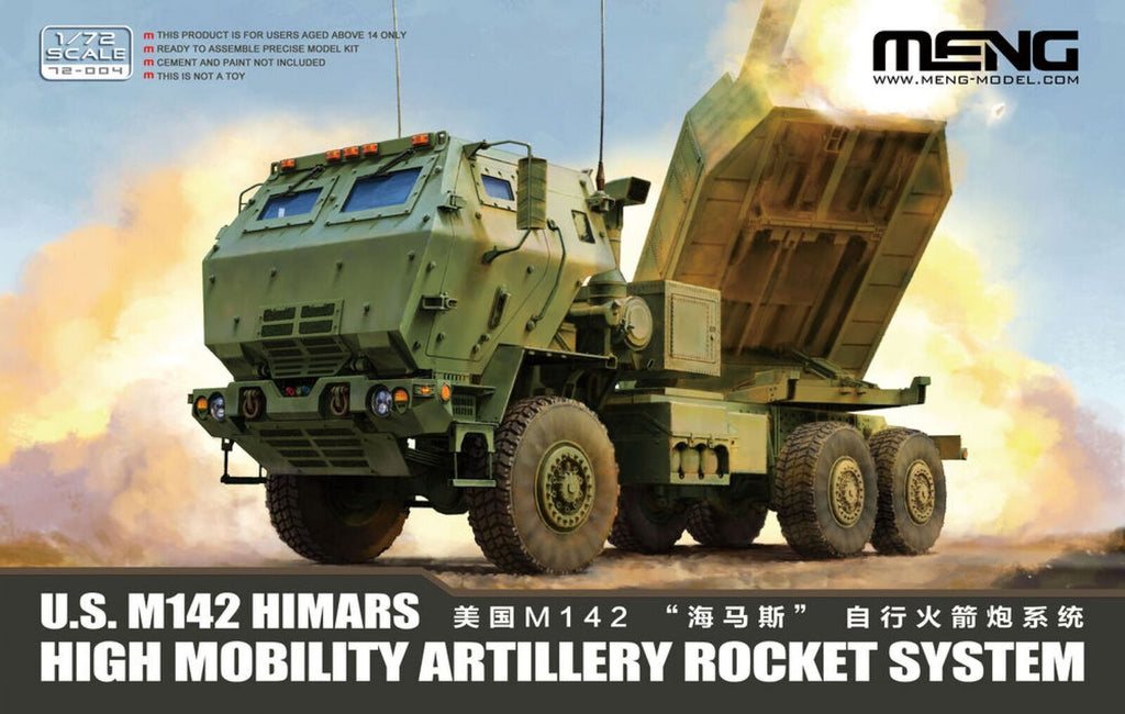 Meng 72-004 1/72 U.S. M142 HIMARS High Mobility Artillery Rocket System - Hobby City NZ