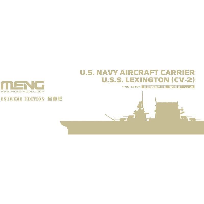 Meng ES-007 1/700 U.S. Navy Aircraft Carrier U.S.S. Lexington (Cv-2) Extreme Edition (8967466254573)