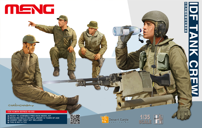 Meng HS-002 1/35 IDF Tank Crew (8967466352877)