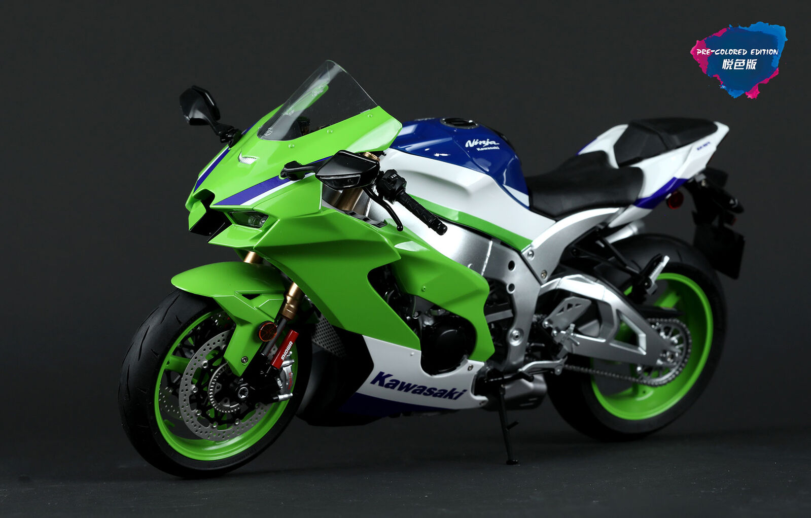 Meng MT-007s 1/9 Kawasaki ZX-10R (Pre-coloured Edition) - Hobby City NZ