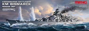 Meng PS-003 1/700 Kriegsmarine Battleship KM Bismarck - Hobby City NZ (8967467368685)