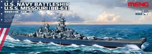 Meng PS-004 1/700 U.S. Navy Battleship U.S.S. Missouri (BB-63) - Hobby City NZ (8967467401453)