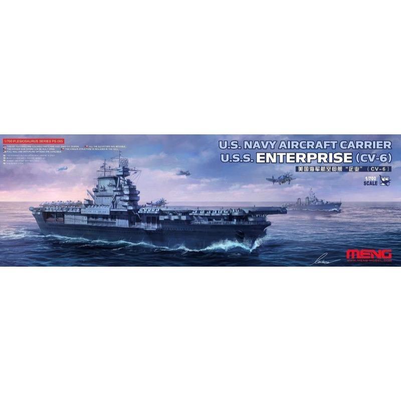 Meng PS-005 1/700 U.S. Navy Aircraft Carrier U.S.S. Enterprise (CV-6) - Hobby City NZ (8967467466989)