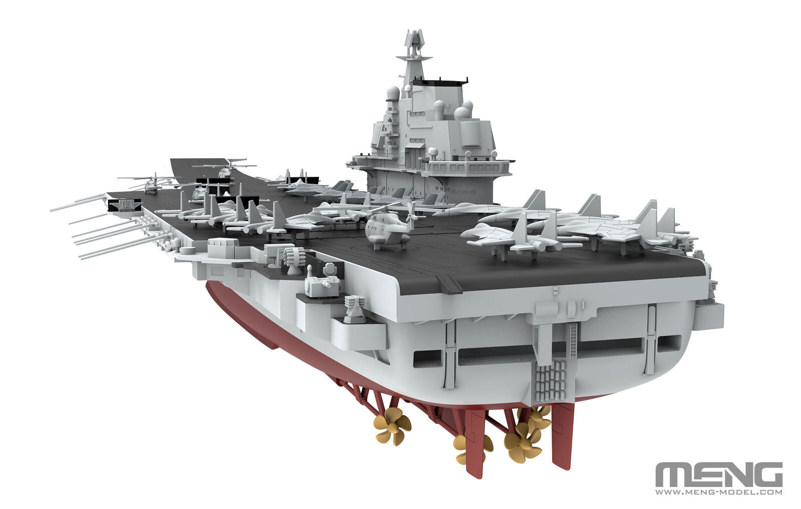 Meng PS-010 1/700 Aircraft Carrier Liaoning - Hobby City NZ