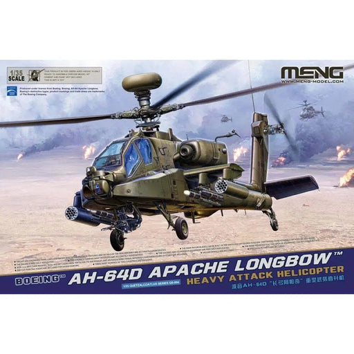Meng QS-004 1/35 Boeing AH-64D Apache Longbow Heavy Attack Helicopter - Hobby City NZ (8967467565293)