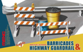 Meng SPS-013 1/35 Barricades & Highway Guardrail (8967467696365)