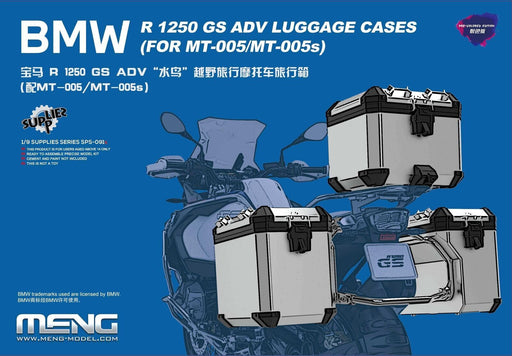Meng SPS-091 1/9 BMW R1250 GS ADV Luggage Cases - Hobby City NZ (8967467794669)