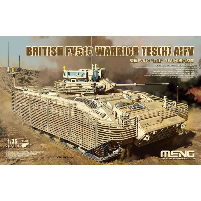 Meng SS-017 1/35 British FV510 Warrior TES(H) AIFV - Hobby City NZ (8967467991277)