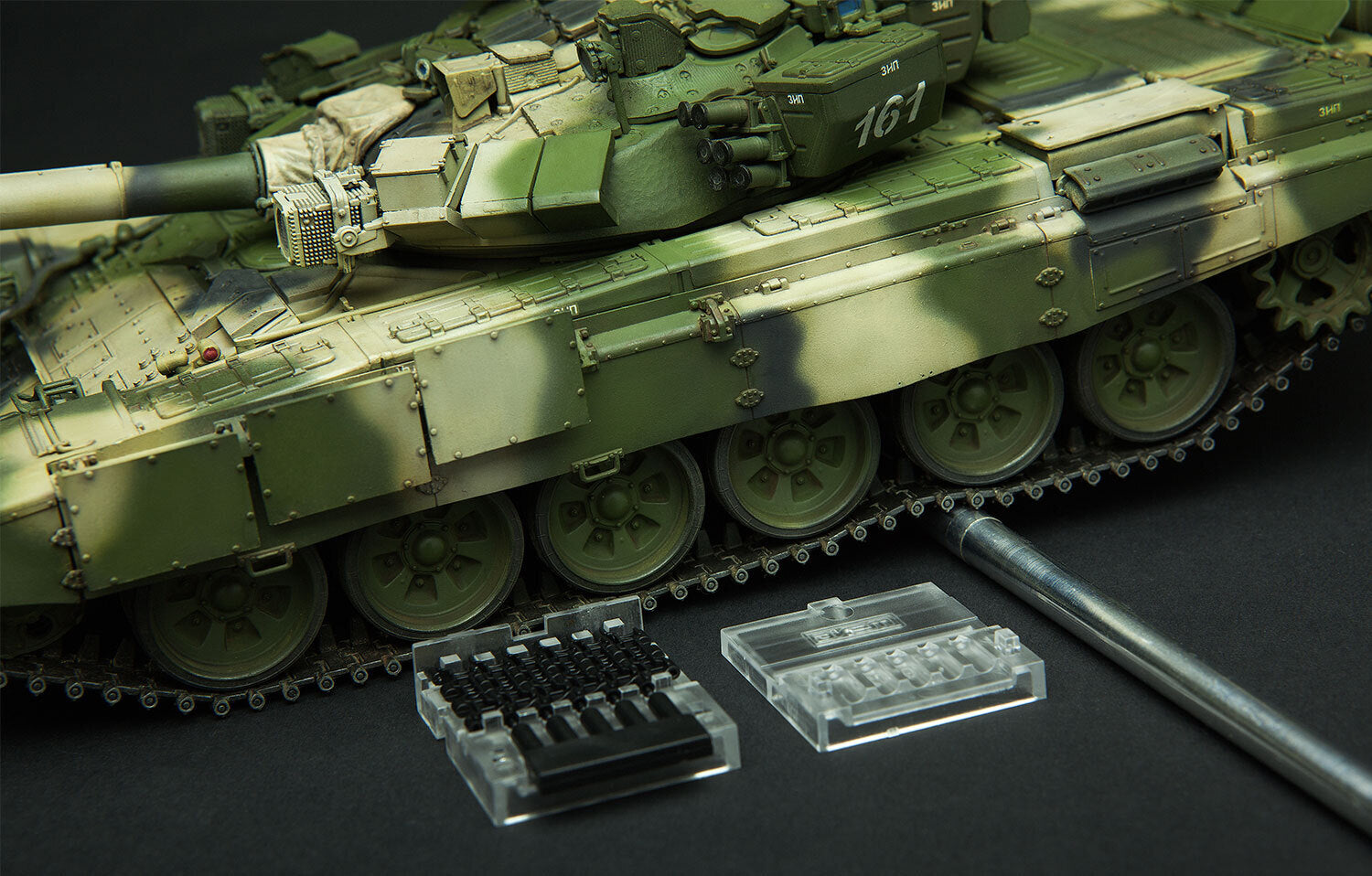 Meng TS-014 1/35 Russian Main Battle Tank T-90 w/TBS-86 Tank Dozer - Hobby City NZ