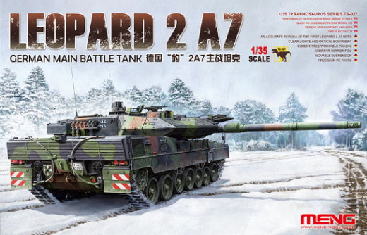 Meng TS-027 1/35 German Main Battle Tank Leopard 2 A7 - Hobby City NZ (8967468384493)