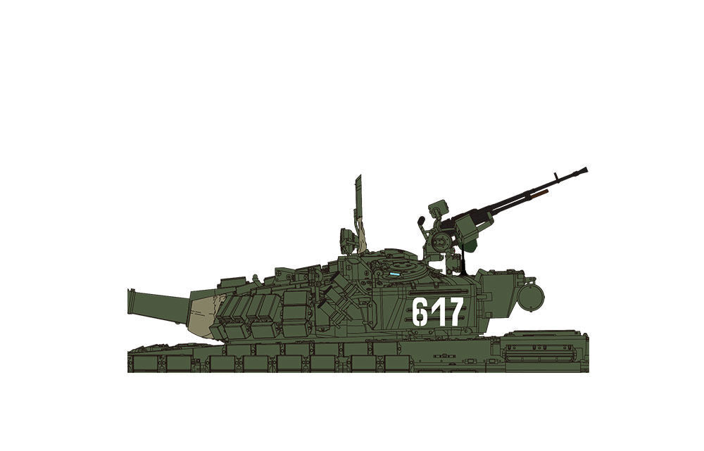 Meng TS-033 1/35 T-72B1 Russian Main Battle Tank - Hobby City NZ