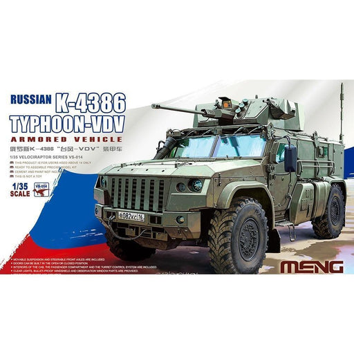 Meng VS-014 1/35 Russian K-4386 Typhoon-VDV Armored Vehicle - Hobby City NZ (8967468679405)